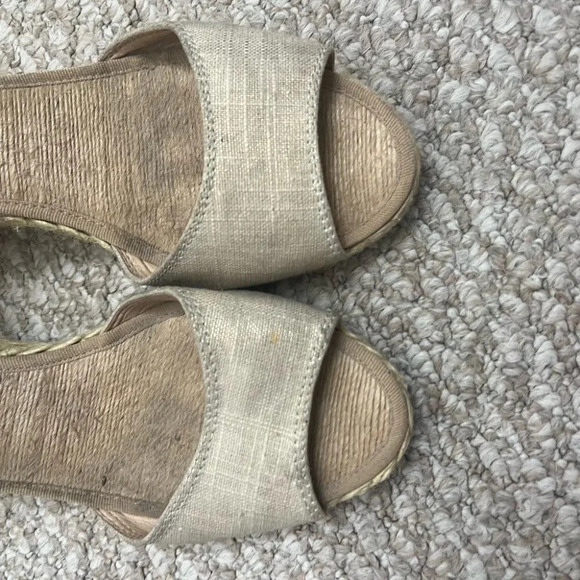 Lucky brand wedge sandals size 11 tan - Picture 2 of 7